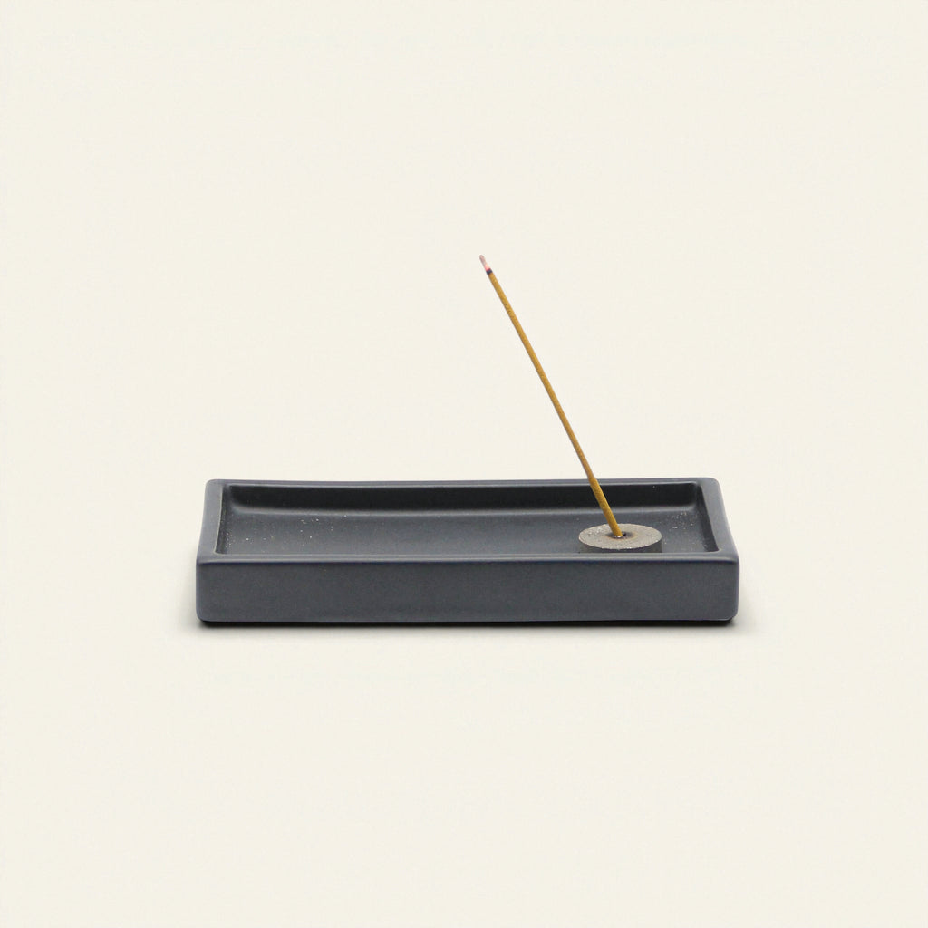 Nagate Incense Tray Black - Porcelain