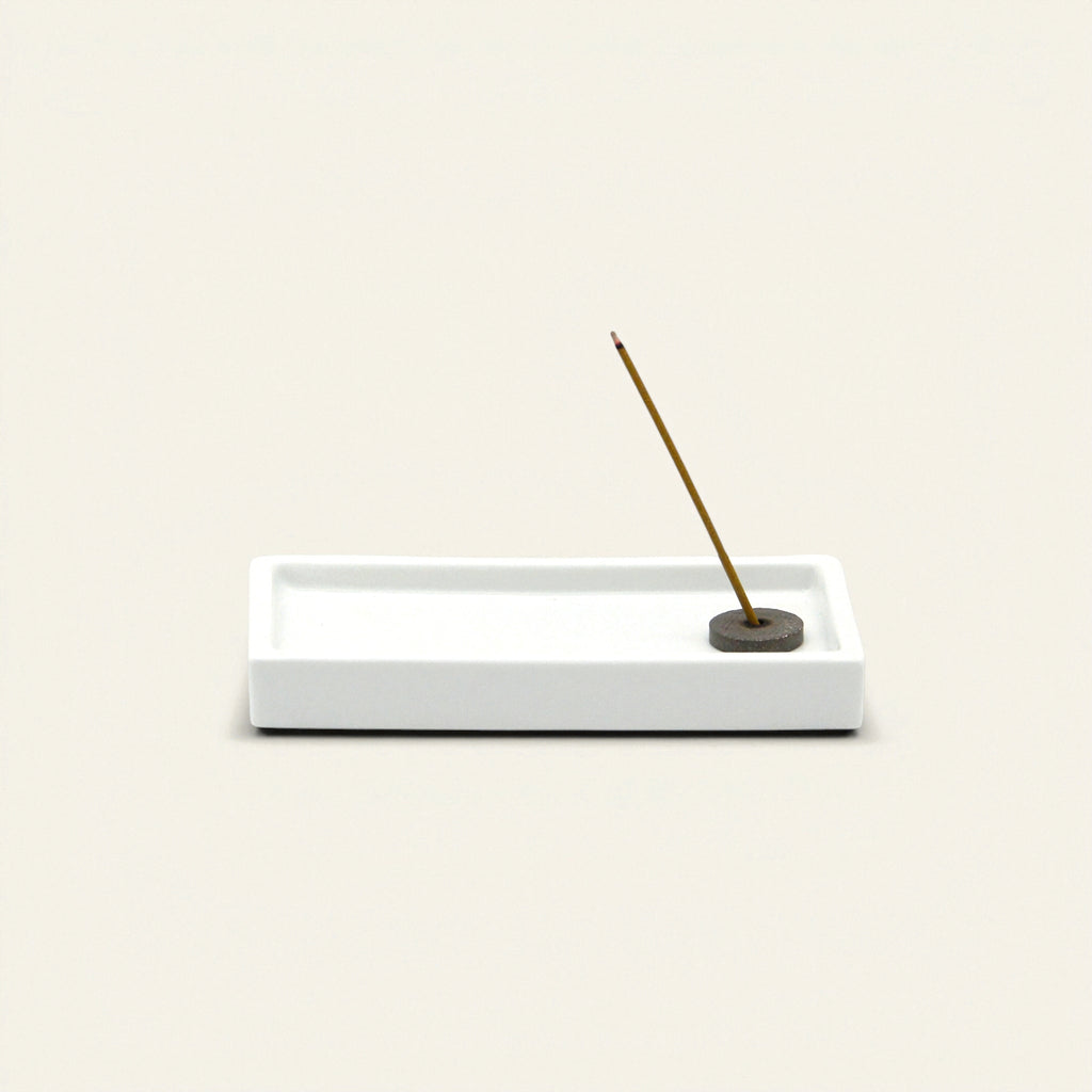 Nagate Incense Tray White - Porcelain