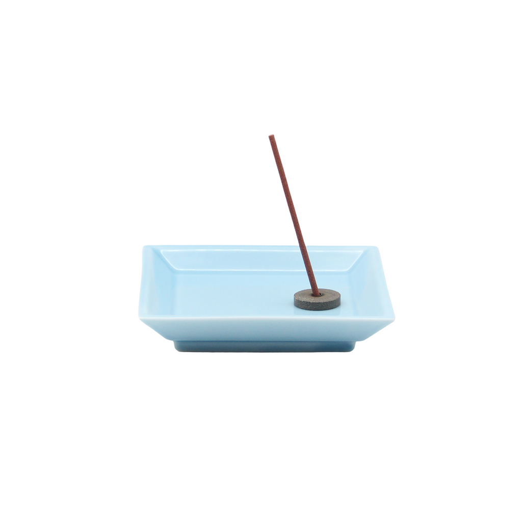 Square Incense Tray - Porcelain