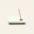 Square Incense Tray Cream - Porcelain