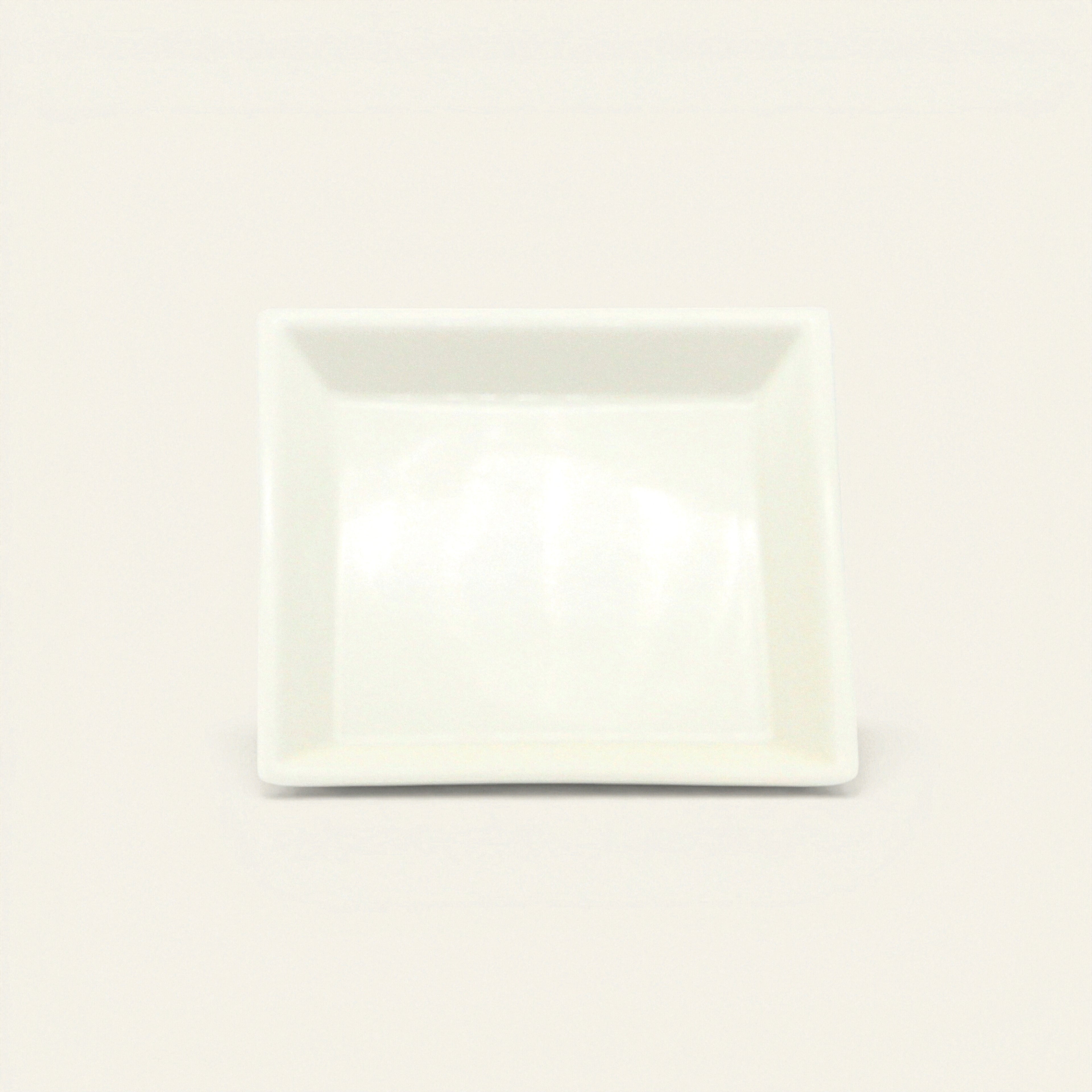Square Incense Tray Cream - Porcelain