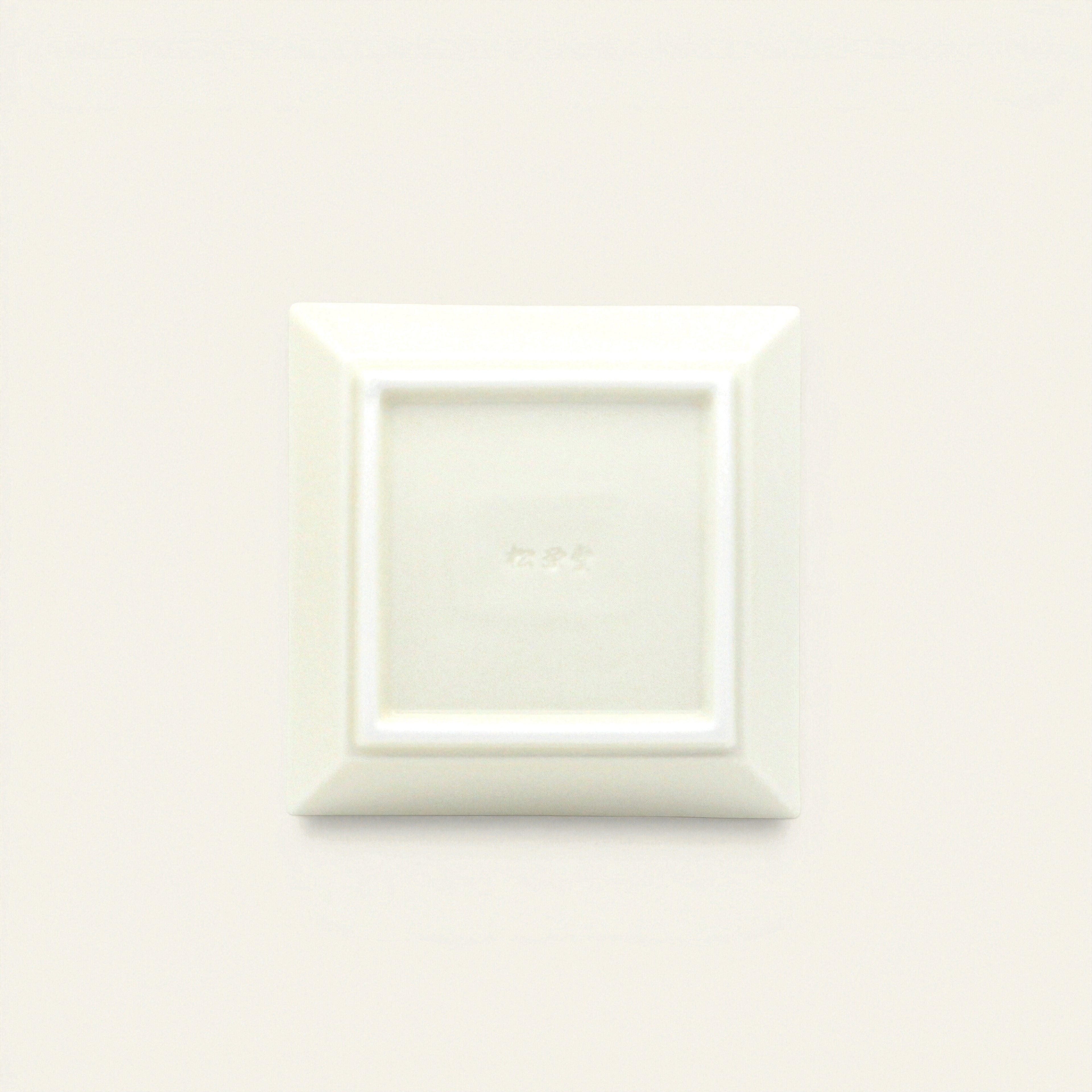 Square Incense Tray Cream - Porcelain